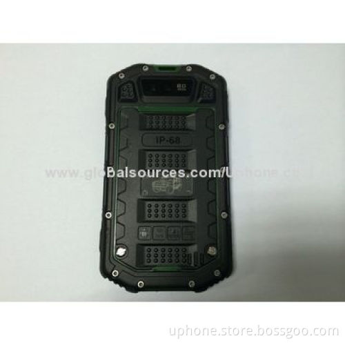 Water-resistant cell phone with long-time battery and beautiful appearance